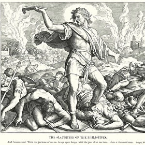 The Slaughter of the Philistines (engraving)