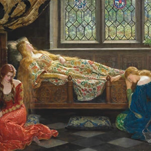 The Sleeping Beauty, 1921 (oil on canvas)