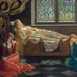 The Sleeping Beauty, 1921 (oil on canvas)