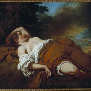 The sleeping harvester. Painting by Francois De Troy (1645-1730), 18th century