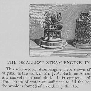 The Smallest Steam-Engine in the World (engraving)