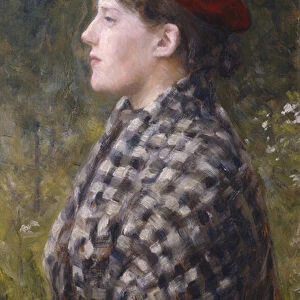 Sofie Werenskiold, 1891 (oil on canvas)