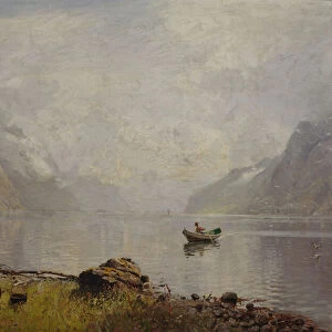 From Sognefjorden (oil on canvas)
