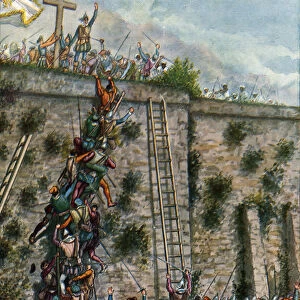 The Soldiers of Afonso Albuquerque attacking Aden in February 1513