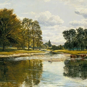 On The Solway, 1870 (oil on canvas)