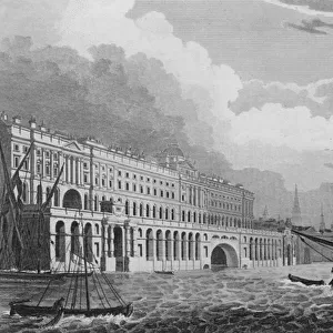 Somerset House, from the Thames, Westminster (engraving)