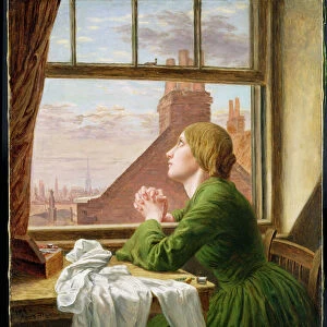 The Song of the Shirt, or For Only One Short Hour, 1854 (oil on canvas)