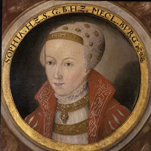 Sophie of Saxony, 1533-38 (oil on canvas)
