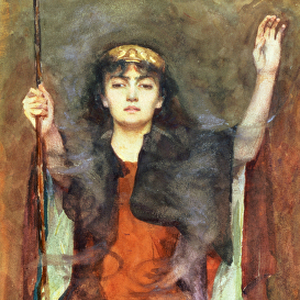 The Sorceress, 1898 (w / c & gouache on paper)