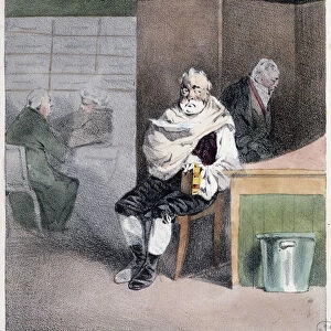 Sous chef - in "Administrative mores"by Henri Monnier, 1828