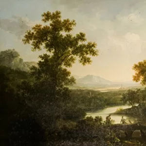 South of Chichester (oil on canvas)