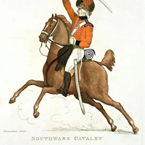 Southwark Cavalry Volunteer, plate 6 from Loyal Volunteers of London