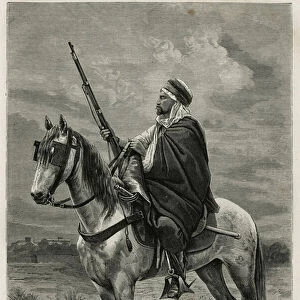 Spahi, efficient rider and dread contributing to the conquest of Algeria