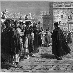 Spain 1880: the feasts of Santiago de Compostela (Santiago de Compostela)