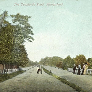 The Spaniards Road, Hampstead (colour photo)