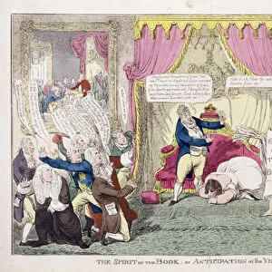 The Spirit of the Book or, Anticipation of the Year 1813, 1813 (coloured engraving)