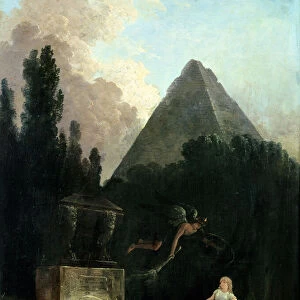 Spirit of the Tomb (oil on canvas)