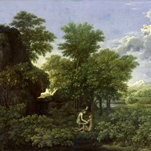 Spring, or The Garden of Eden (oil on canvas)
