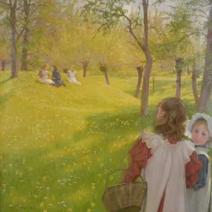 Springtime Print by Alexander Mann