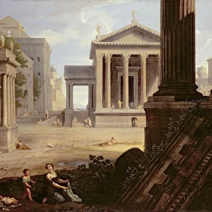 Square in an Ancient City, late 1630s