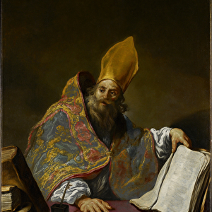 St. Ambrose, c. 1623-25 (oil on canvas)