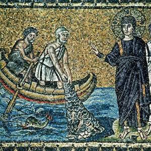St. Andrew and St. Peter Responding to the Call of Jesus, from the main nave (mosaic)
