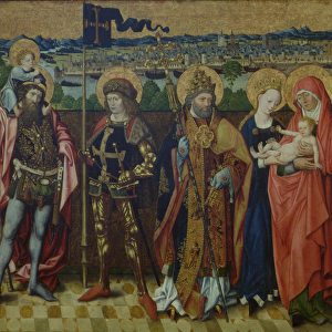 St. Anne, the Virgin and Child, St. Christopher, St. Gereon and St. Peter in a Landscape
