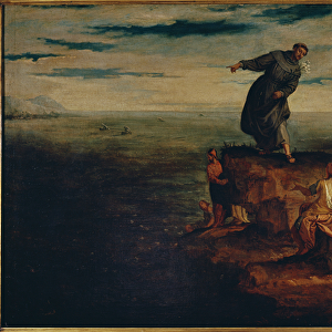St. Anthony Preaching to the Fish, c. 1580 (oil on canvas)