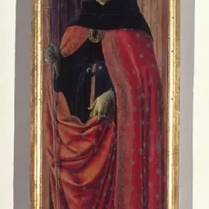 St. Augustine (tempera on panel)