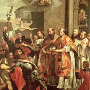 St. Bernard of Clairvaux (1090-1153) and William X (1099-1137) Duke of Aquitaine