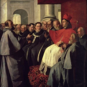 St. Bonaventure (1221-74) at the Council of Lyons in 1274, 1627 (oil on canvas)