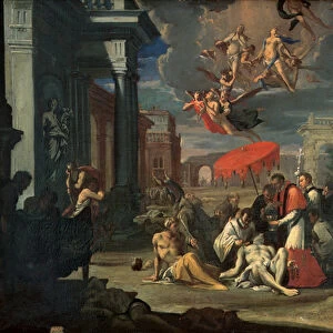 St. Charles Borromeo Administering the Sacrament to Plague Victims in 1576