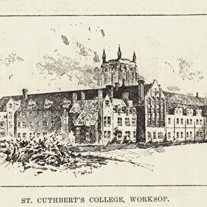 St Cuthberts College, Workshop (engraving)
