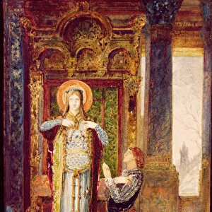 St. Elisabeth of Hungary, or The Miracle of the Roses, 1879 (w / c on paper)