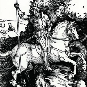 St. George and the Dragon, 1504 (engraving)