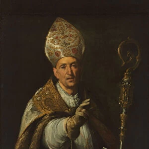 St. Gerardo Sagredo, Bishop of Csanad, 1633 (oil on canvas)