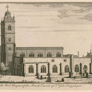 St Giles, Cripplegate, London (engraving)