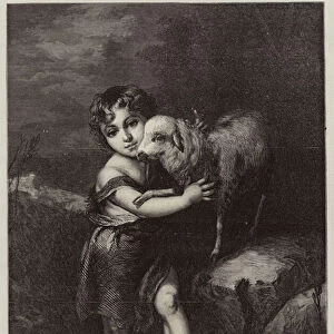 St John and the Lamb (engraving)