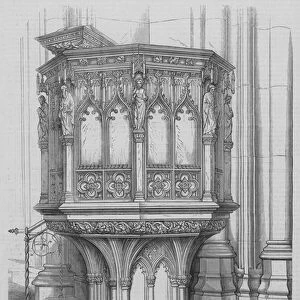 St John s, Croydon, the Pulpit (engraving)