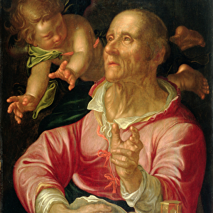 St. Matthew (oil on panel)