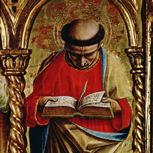 St. Matthew, detail from the Sant Emidio polyptych, 1473 (tempera on panel