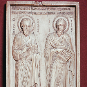 St Peter and St Paul (Ivory diptych element, 11th century)