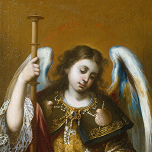 St Raphael (oil on canvas)