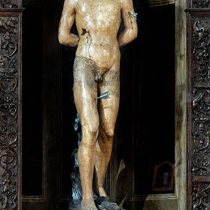 St. Sebastian, statue (wood)