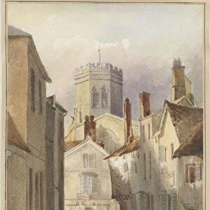 Stafford - [St. Martins Lane]: water colour painting, 1844 (painting)