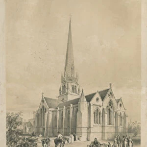 Stafford - St. Marys Church: lithograph, nd [c 1841] (print)