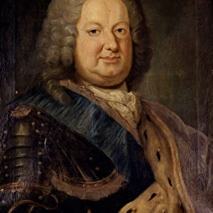 Stanislaw Leszczynski (Stanislas I st, King of Poland) (1677 - 1766). Painting