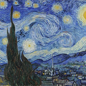 The Starry Night, June 1889 (oil on canvas)