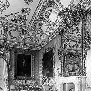 The State Drawing Room, Clumber House, Nottinghamshire, from The English Country House (b/w photo)