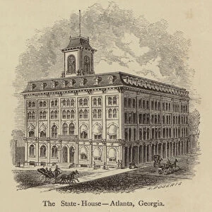 The State-House, Atlanta, Georgia (engraving)